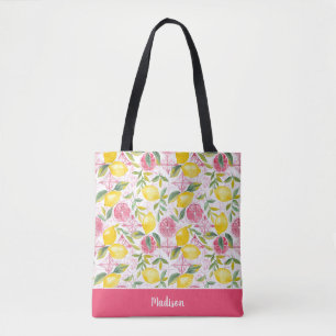 Personalisierte Zitronen-Tasche Tasche