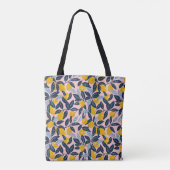 Personalisierte Zitronen-Tragetasche Tasche (Rückseite)