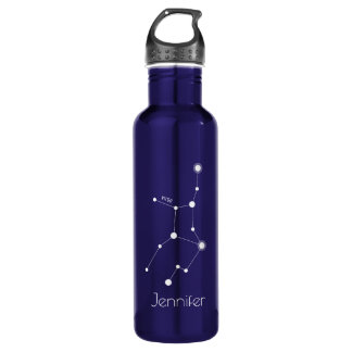 Personalisierte Zodiac-Konstellation Edelstahlflasche