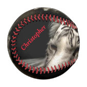 Personalisierte Zollabfertigung Baseball/Tiger Baseball (Vorderseite Links)