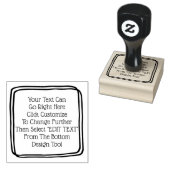 personalisierte Zollabfertigung Gummistempel (Stempel)