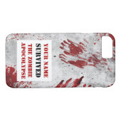 Personalisierte Zombie Apokalypse Handy Fall Case-Mate iPhone Hülle (Rückseite (Horizontal))