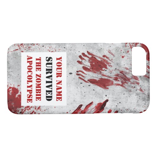 Personalisierte Zombie Apokalypse Handy Fall Case-Mate iPhone Hülle (Rückseite (Horizontal))
