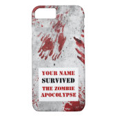 Personalisierte Zombie Apokalypse Handy Fall Case-Mate iPhone Hülle (Rückseite)