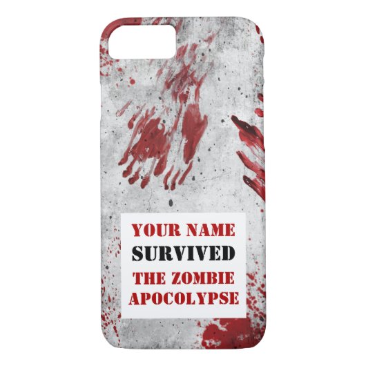 Personalisierte Zombie Apokalypse Handy Fall Case-Mate iPhone Hülle (Rückseite)