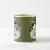 Personalisierte Zoofamilien Tasse (Zentrum)