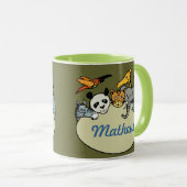 Personalisierte Zoofamilien Tasse (VorderseiteRechts)