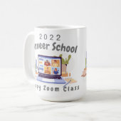Personalisierte Zoom-Tasse der Pioneer School 2022 Kaffeetasse (Vorderseite Links)