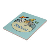 personalisierte Zootiere Fliese (Seite)