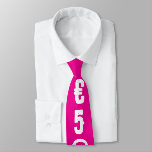 Personalisierte zufällige Buchstaben Pinky White c Krawatte