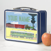 Personalisierte Züge - Metalldose Metall Brotdose (Beispiel)