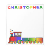 Personalisierte Züge Notizblock (Vorderseite)