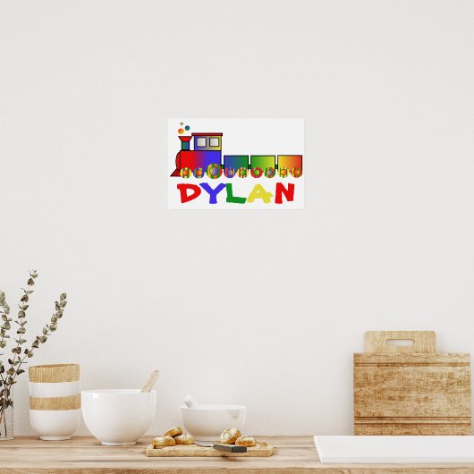 Personalisierte Züge Poster (Küche)