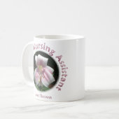 Personalisierte zugelassene pflegende behilfliche kaffeetasse (Vorderseite Links)