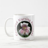 Personalisierte zugelassene pflegende behilfliche kaffeetasse (Links)