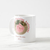 Personalisierte zugelassene pflegende behilfliche kaffeetasse (Vorderseite Links)