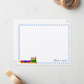 Personalisierte Zugkarte Mitteilungskarte (Vorderseite/Rückseite Beispiel)