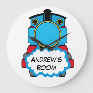 Personalisierte Zuguhr Große Wanduhr