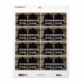 Personalisierte Zuhause Brewing Beer Brewer's Labe (Vorne)
