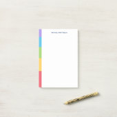 Personalisierte Zuhause Office 5-Farbblöcke Post-it Klebezettel (Auf Schreibtisch)