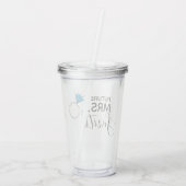 Personalisierte Zukunft Acryltrinkbecher (Rückseite)