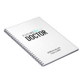 Personalisierte Zukunft Doktor-Abschlussfeier Notizblock (Rechte Seite)
