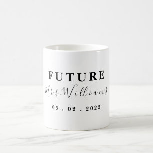Personalisierte Zukunft Frau Wedding Geschenk für Kaffeetasse