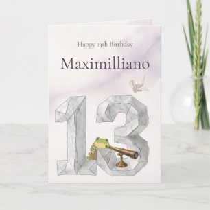 Personalisierte Zum 13. Geburtstag Treffen Zochi  Karte