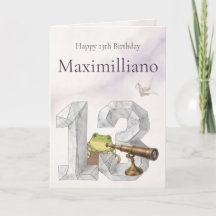 Personalisierte Zum 13. Geburtstag Treffen Zochi