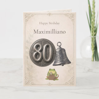 Personalisierte Zum 80. Geburtstag von Zochi Karte