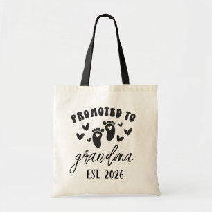 Personalisierte "Zur Oma befördert"-Tasche Est Tragetasche