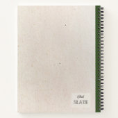 Personalisierte Zusammensetzung der handgezogenen Notizblock (Rückseite)