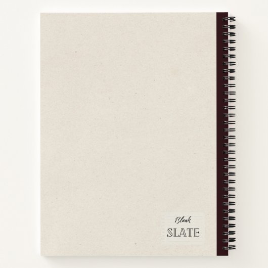 Personalisierte Zusammensetzung der handgezogenen  Notizblock (Rückseite)