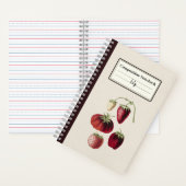 Personalisierte Zusammensetzung der handgezogenen  Notizblock (Innen)