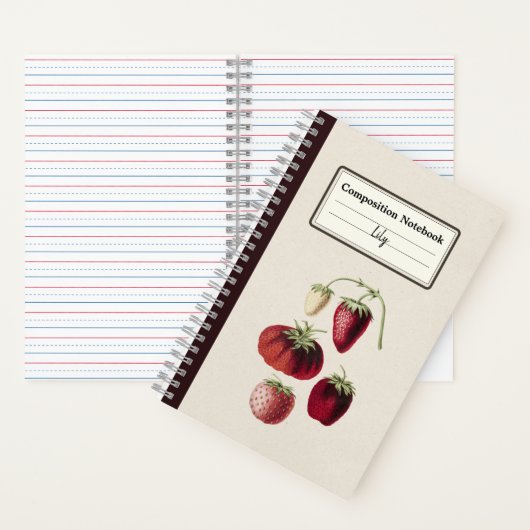 Personalisierte Zusammensetzung der handgezogenen  Notizblock (Innen)