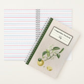 Personalisierte Zusammensetzung der handgezogenen  Notizblock (Innen)