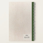 Personalisierte Zusammensetzung der handgezogenen  Notizblock (Rückseite)