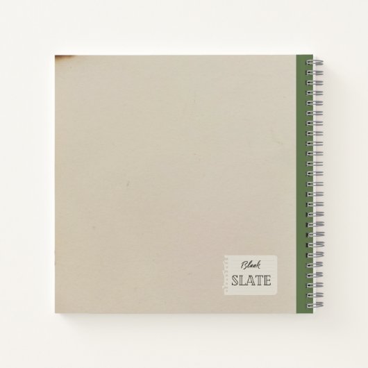 Personalisierte Zusammensetzung des handgezogenen  Notizblock (Rückseite)