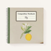 Personalisierte Zusammensetzung des handgezogenen  Notizblock (Vorderseite)