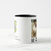 Personalisierte zwei Bulldoggen-Marken-Tasse Tasse (Zentrum)
