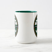 Personalisierte Zwei-Tone-Rugby-Tasse Zweifarbige Tasse (Mittel)