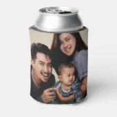 Personalisierte Zweier-Foto-Doppelfamilie Dosenkühler (Kanne Rückseite)