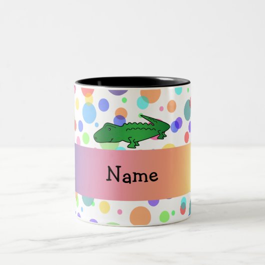 Personalisierte Zweifarbige Tasse (Mittel)