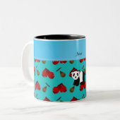 Personalisierte Zweifarbige Tasse (Vorderseite Links)