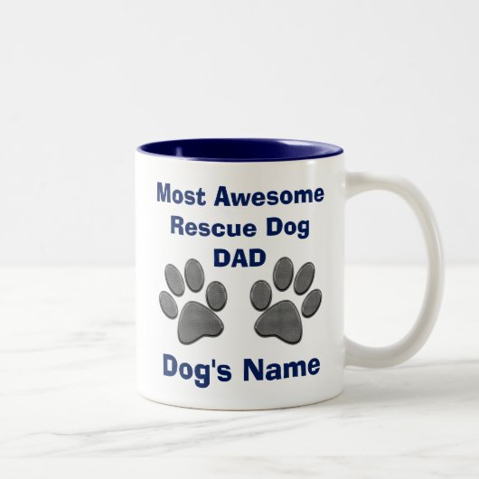 Personalisierte Zweifarbige Tasse (Rechts)