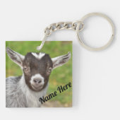 Personalisierte Zwergziege Schlüsselanhänger (Rückseite)