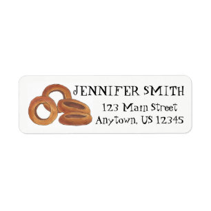 Personalisierte Zwiebelring Fast Junk Food Feinsch