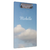 Personalisierte Zwischenablage | Blauer Himmel und Klemmbrett (Rechts)
