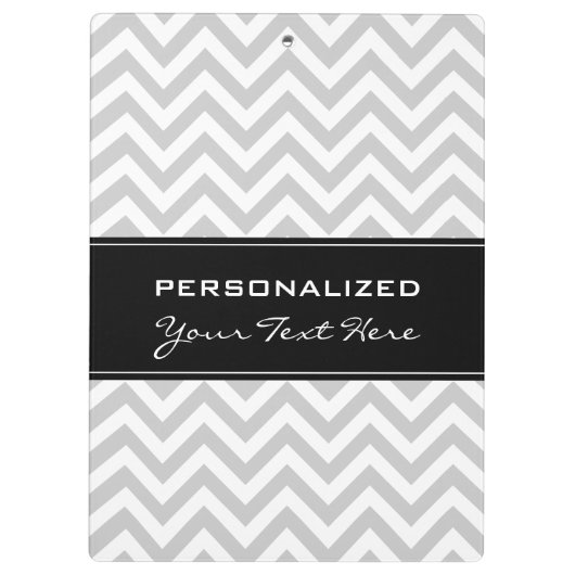 Personalisierte Zwischenablage | Cooles Zickzack M Klemmbrett (Rückseite)