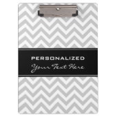 Personalisierte Zwischenablage | Cooles Zickzack M Klemmbrett (Vorderseite)